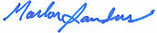 Marlon Sanders signature